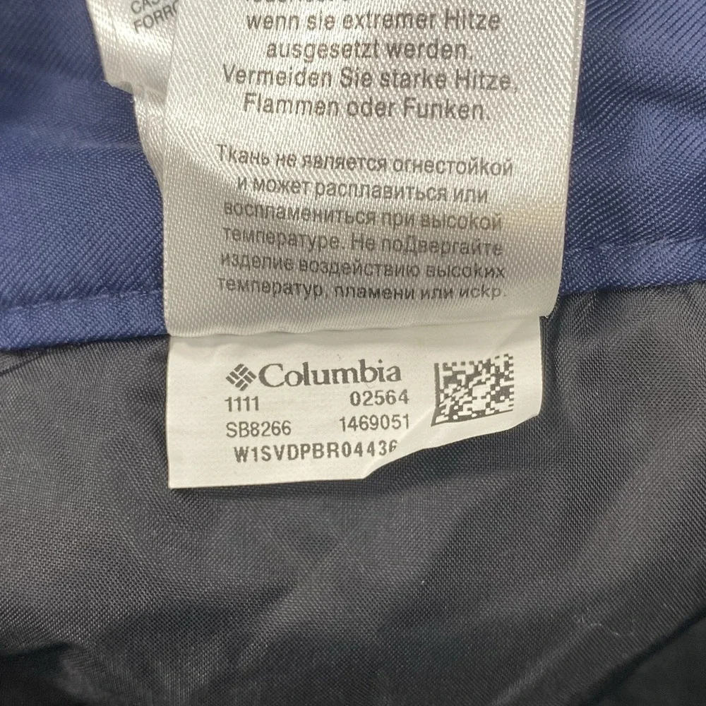 Columbia Bugaboo Insulated Snow Blue Pant Kid Sz 10/12 Snowboard Ski Omni-Shield